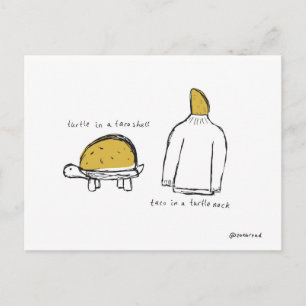 vykort för taco snäcka