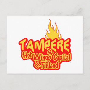 vykort för Tampere Hett Vingar