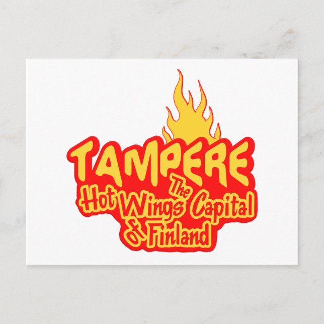 vykort för Tampere Hett Vingar (Framsida)
