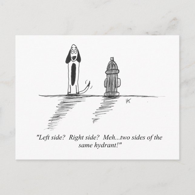 Vykort för Tecknad av flaggor (Framsida)