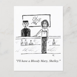 Vykort för Tecknad av flaggor