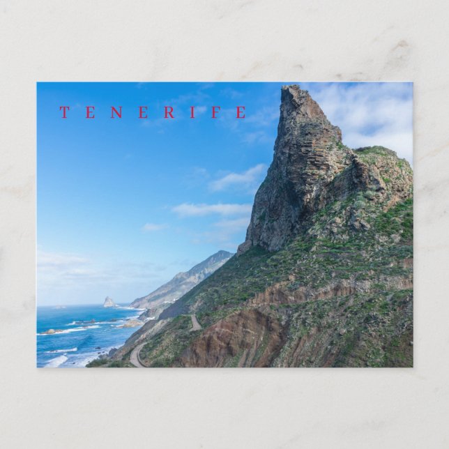 vykort för Tenerife Anaga-bergen (Framsida)