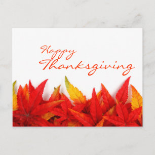 vykort för thanksgiving dag