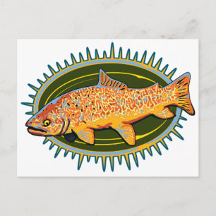 vykort för Tiger Trout