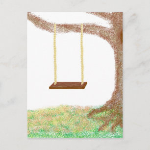 vykort för träd-disketter