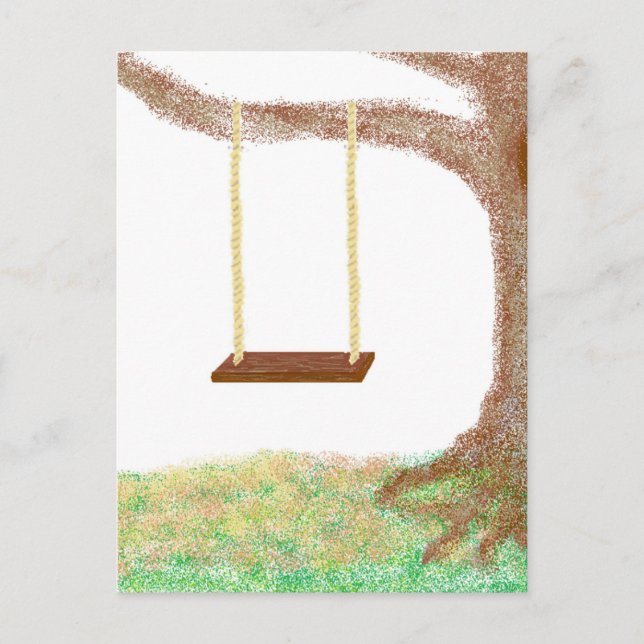 vykort för träd-disketter (Framsida)