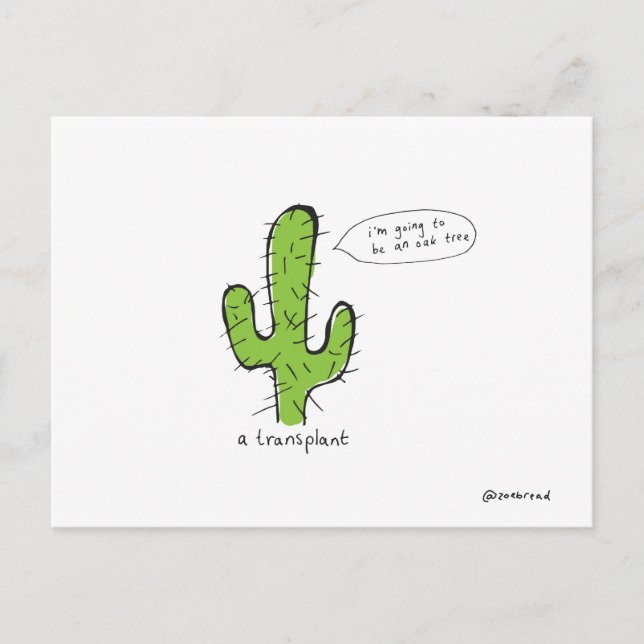 vykort för transplantation (Framsida)