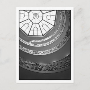 Vykort för trappuppgång för Vatican museumspiral