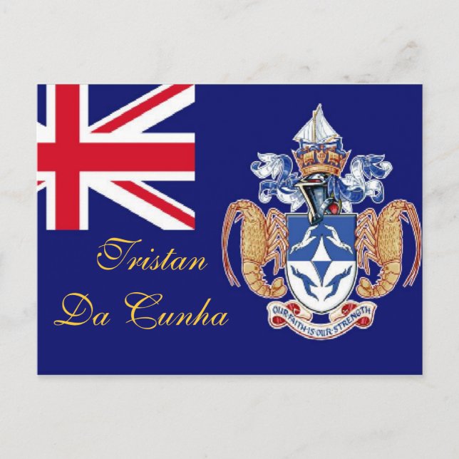 vykort för Tristan Da Cunha St Helena (Framsida)