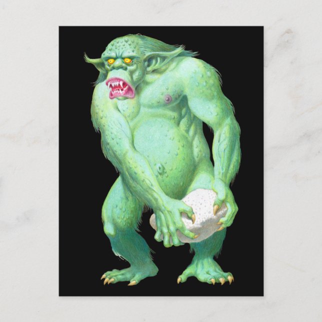 vykort för troll (Framsida)