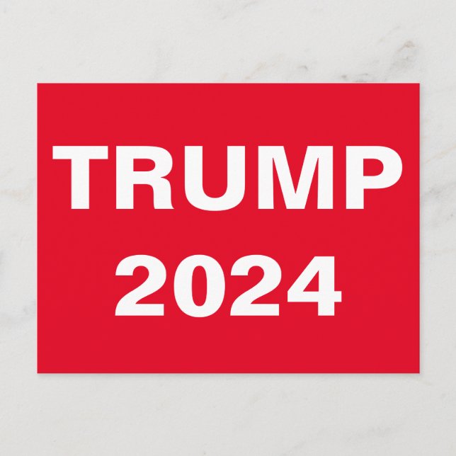 Vykort för TRUMP 2024 (Framsida)