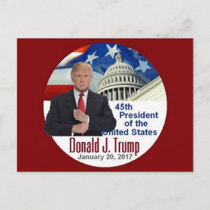 Vykort för TRUMP-invigning