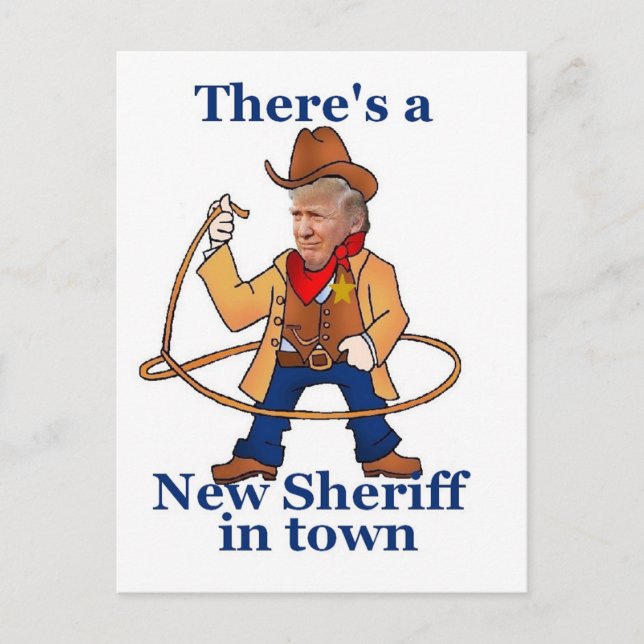 Vykort för TRUMP-invigning (Framsida)