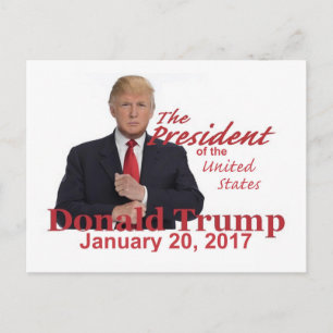 Vykort för TRUMP-invigning