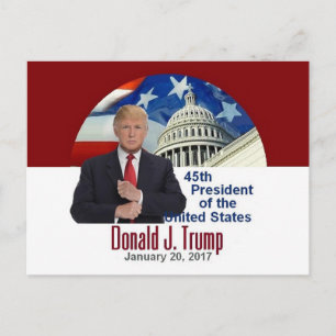 Vykort för TRUMP-invigning