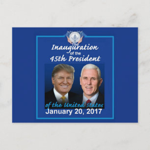 Vykort för TRUMP-invigning