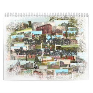Vykort för Tuftshögskolavintage Kalender