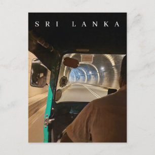 vykort för tuk-tuk från Sri Lanka
