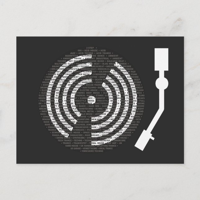 Vykort för Turnable Mörk till Z (Framsida)