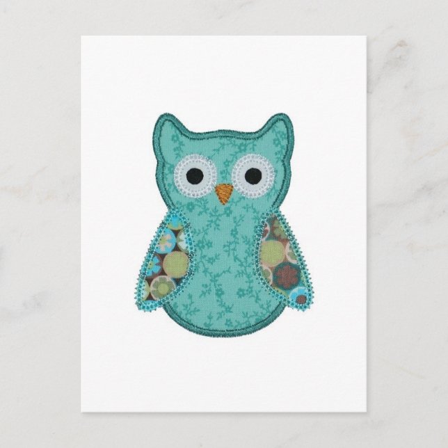 vykort för uggla (Framsida)