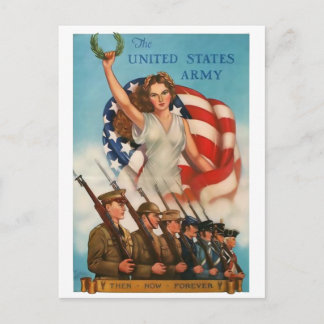 Vykort för US-armévintage
