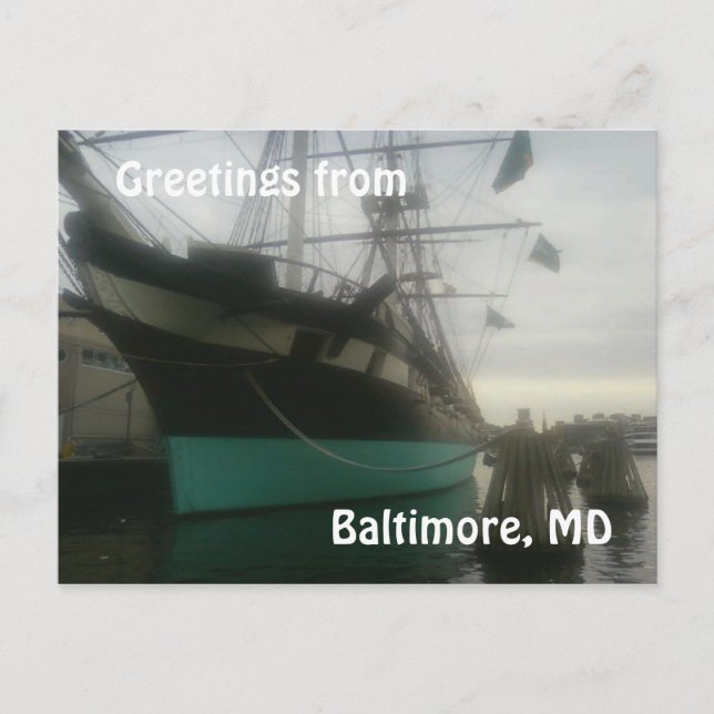 vykort för USS-konfiguration (Framsida)