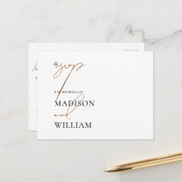 vykort för val av minimalistisk vit måltid