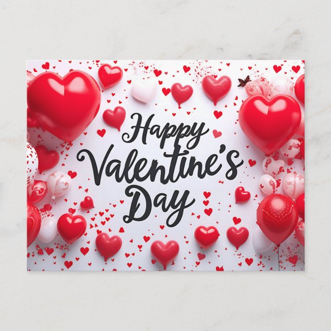 vykort för valentines day (Framsida)