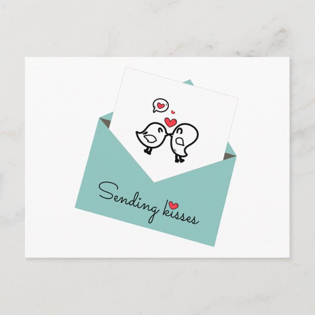 vykort för valentines day (Framsida)