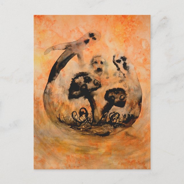 vykort för värdsvampar (Framsida)