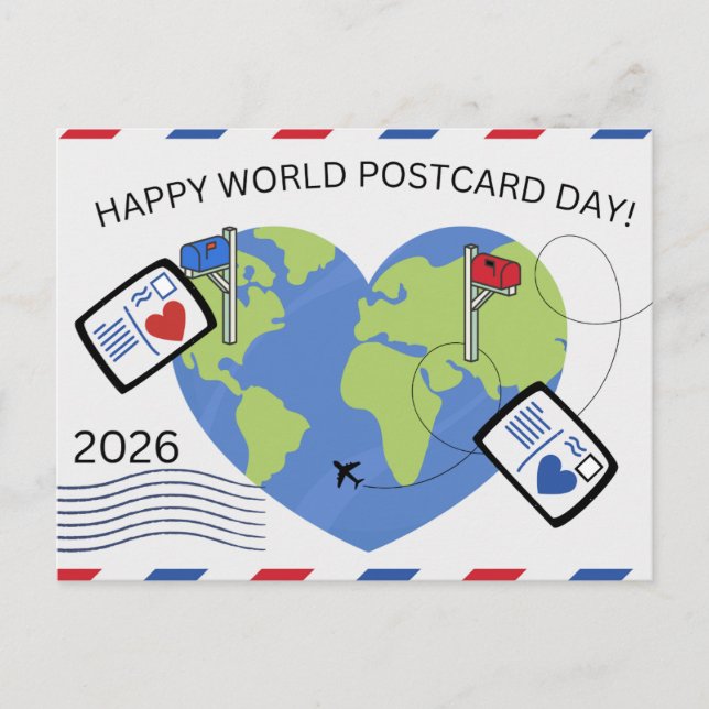 Vykort för Världens vykortdag 2026 (Framsida)