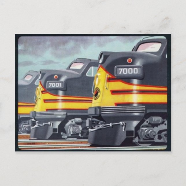 vykort för vintage (Framsida)