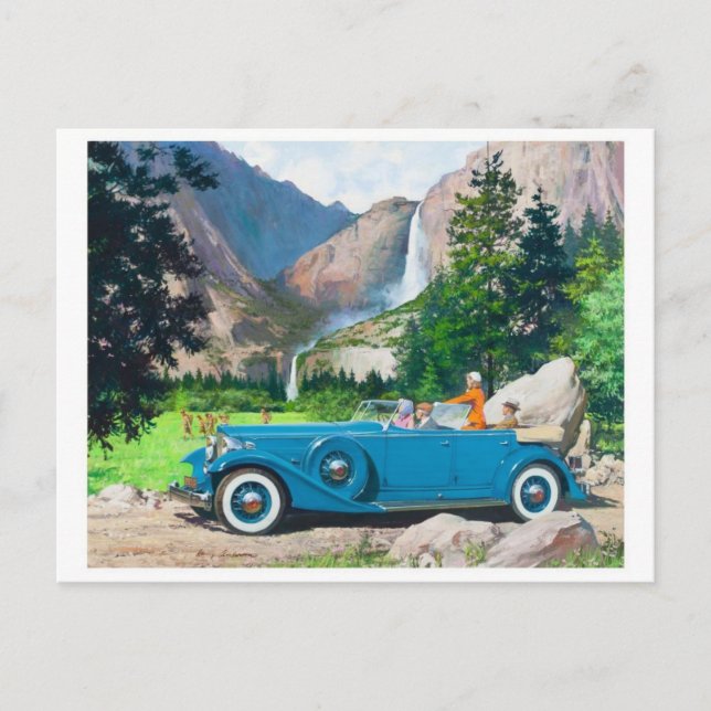 vykort för vintage (Framsida)