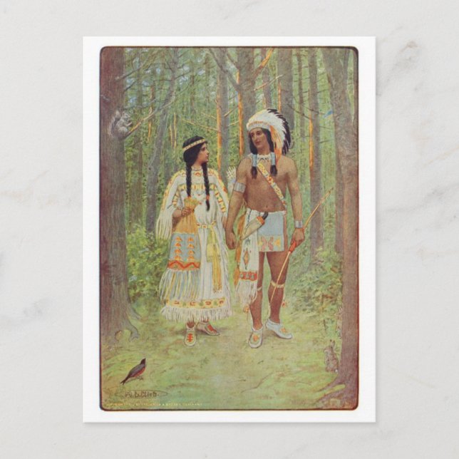 vykort för vintage (Framsida)