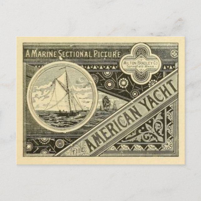 vykort för vintage (Framsida)