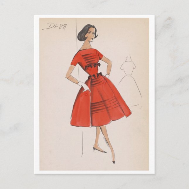 vykort för vintage (Framsida)