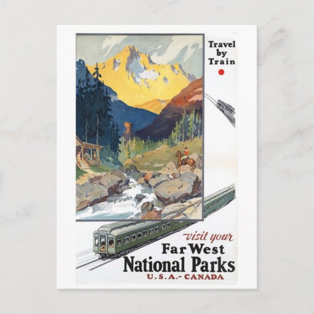 vykort för vintage (Framsida)