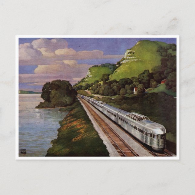 vykort för vintage (Framsida)