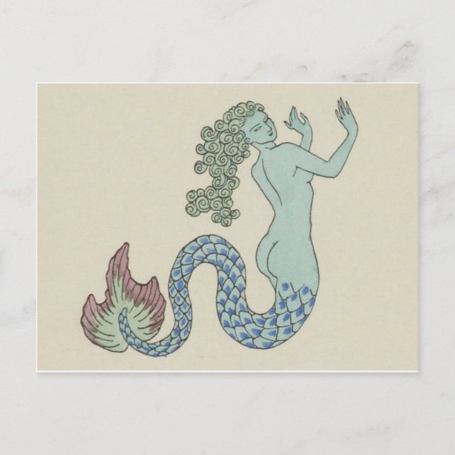 vykort för vintage (Framsida)