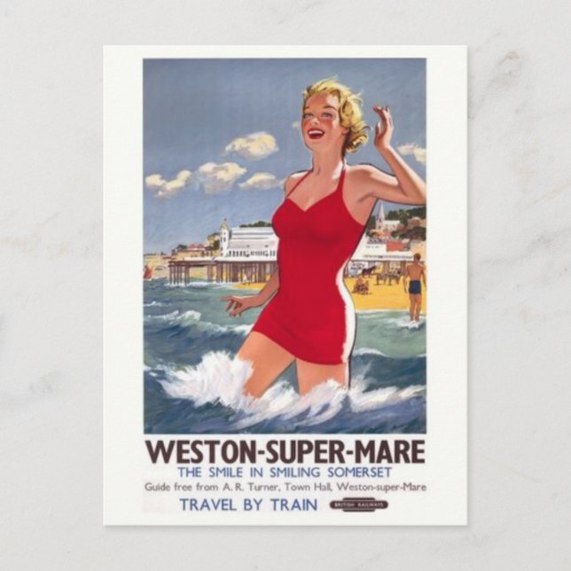 vykort för vintage (Framsida)