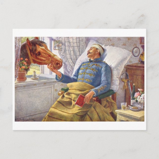 vykort för vintage (Framsida)