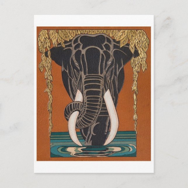 vykort för vintage (Framsida)