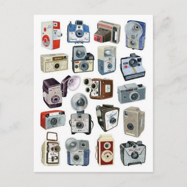 vykort för vintage (Framsida)