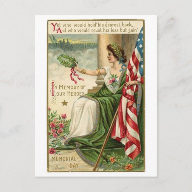 vykort för vintage (Framsida)