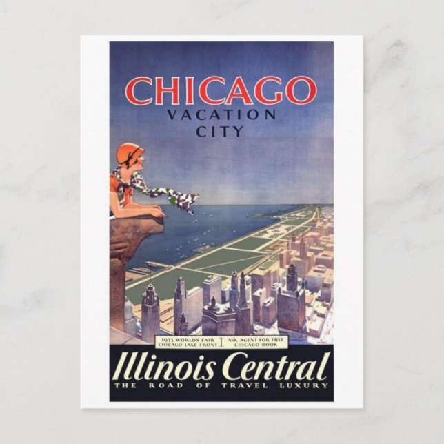 vykort för vintage (Framsida)