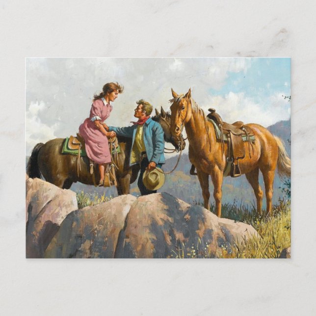 vykort för vintage (Framsida)