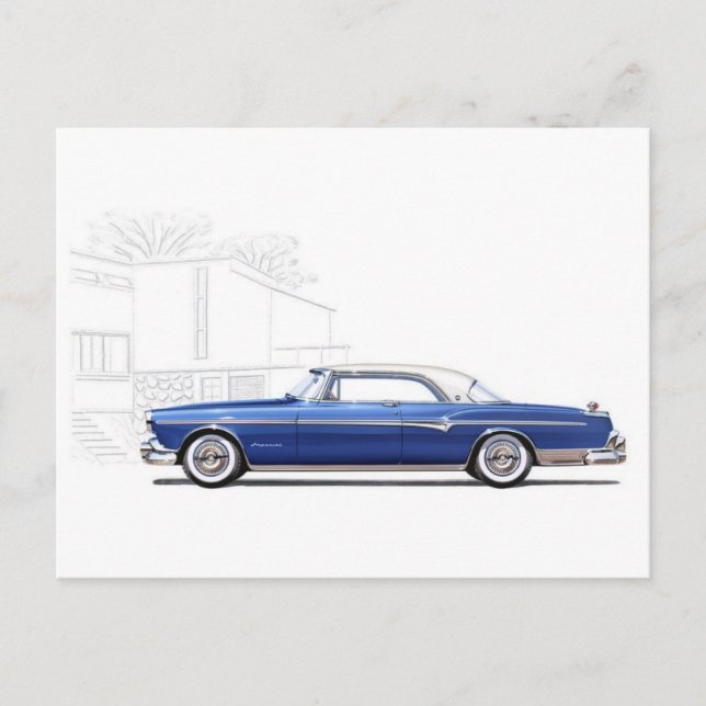 vykort för vintage (Framsida)