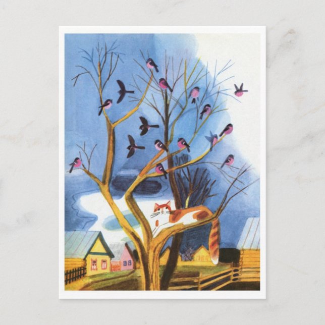 vykort för vintage (Framsida)