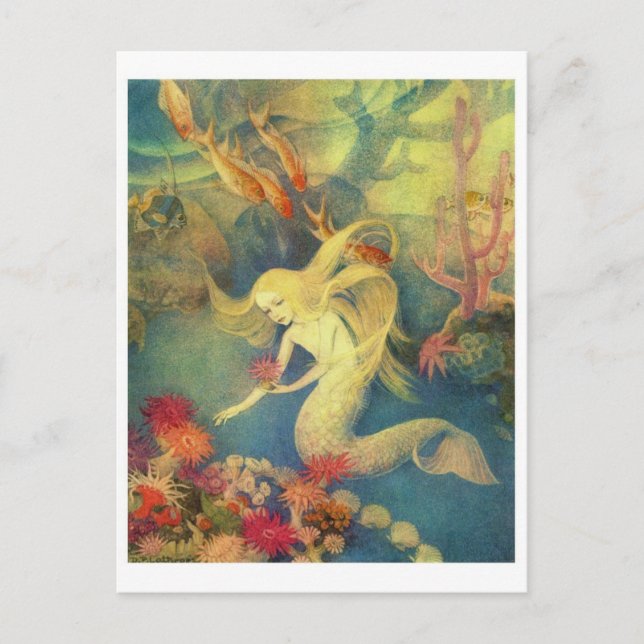 vykort för vintage (Framsida)