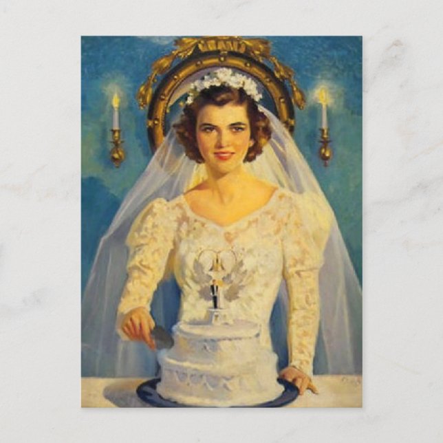 vykort för vintage (Framsida)